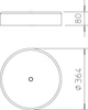 Бетонное основание ø364x80мм морозостойкая [5403227] F-FIX-S16 OBO Bettermann - изображение 2