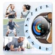 Смарт-годинник HOCO Y21 AMOLED Smart sports watch(call version) Metal gray (6942007624077) - зображення 7
