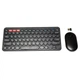 Комплект беспроводной клавиатура с мышью RIAS KM902 2.4Ghz Black (3_06351) - изображение 1