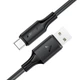 Кабель ACEFAST C17-04 USB-A to USB-C зарядный силиконовый кабель 1.2 м Black - изображение 2