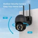 Ip Wi-Fi камера видеонаблюдения 3Mp уличная поворотная умная с удаленным доступом iCSee - изображение 2