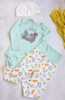Боди костюмчик 3-ка Disney Baby 86-92 см мятно-белый 621724 - изображение 1