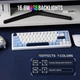 Ігрова клавіатура Ajazz AK680 MAX White-Blue Магнітні свічі - изображение 5