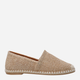 Espadryle damskie Venezia L211INBEOBM034 38 (5UK) 24.4 cm Brązowe (5906140845318) - obraz 1