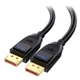 Кабель Cable Matters Displayport v2.1 [VESA Certified] 16K@60Hz, 8K@120Hz, 4K@240Hz, 80Gbps, 2м черный (102095-2m) - изображение 1
