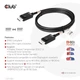 Кабель Club 3D Displayport v2.1 [VESA Certified] 8K@60Hz, 4K@240Hz 80Gbps 1.2м чорний (CAC-1091) - зображення 6