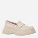 Loafersy damskie skórzane Venezia S147LEBEOBM007 37 (4UK) 24 cm Beżowe (5906140646984) - obraz 2