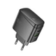 Мережевий зарядний пристрій HOCO CS63A Bright PD65W (1A1C) charger (EU) Black (6942007638470) - зображення 5