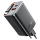 Мережевий зарядний пристрій Acefast A111 67 Вт USB-C+USB-A PD/QC з кабелем Type-C чорний - зображення 5