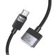 Кабель HOCO U141 Magnetic charging cable Type-C to Mag3 Black (6942007642088) - зображення 4