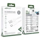 Кабель Acefast C18-04 USB – Type-C 3 А 1.2 м в нейлоновому обплетенні білий - изображение 2