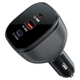 Автомобільний зарядний пристрій ACEFAST B14 165W (2*USB-C+USB-A) 3-port car charger Black (6974316282938) - изображение 3