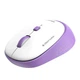 Мишка безпровідна MEETION R571 |2.4G, 1000/1200/1600 DPI, 4кн.| Біло-фіолетовий - зображення 3