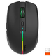 Мышка беспроводная MEETION BTM002 |2.4G/Bluetooth, 1600 DPI, 6кн., RGB| Черный - изображение 1