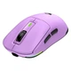 Мышка беспроводная игровая MEETION GW24 |2.4G/Bluetooth, 8000 DPI, 6кн., RGB, 600mAh| Фиолетовый - изображение 3