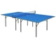 Теннисный стол GSI-sport Hobby Light 274×152,5×76 см Складной ДСП 16 мм для дома, школы Синий - изображение 1