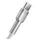 Кабель Baseus Cafule Metal Data Type-C 66W 2m White - изображение 4