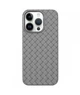 Плетений чохол для iPhone 16 Pro Max Weaving Full Case Сірий - зображення 4
