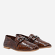 Lordsy damskie lakierowane Venezia Y029CRCUOBM044 39 (6UK) 25 cm Brązowe (5906140852279) - obraz 4