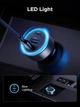 Автомобільний зарядний пристрій UGREEN EC307 30 Вт, сумісність із iPhone 16/16 Pro/16 Pro Max/15/14, Samsung Black (45843) - зображення 2