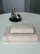 Коплект махрових рушників Легкий Бриз від Ideal Textile 70х140 и 50х90 см 450 г\м2 бежевий - зображення 1