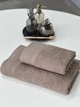 Коплект махрових рушників Легкий Бриз від Ideal Textile 70х140 и 50х90 см 450 г\м2 моко - зображення 3