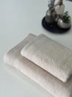 Коплект махрових рушників Легкий Бриз від Ideal Textile 70х140 и 50х90 см 450 г\м2 бежевий - зображення 5