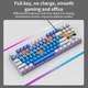 Механічна Ігрова SKYLION K87 Сіро-Чорна Дротова RGB Клавіатура, Red Switches 87% - зображення 4