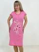 Туника женская кулир Pink Lily Pars 60-62 Розовая (86065643-4) - изображение 3