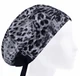 Медицинская шапочка женская HeadwearUniverse универсальная принт Леопард на сером - изображение 1