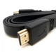 Кабель HDMI плоский Slim 20 м HDMI -> HDMI 1.4 2К FULL HD 1080P короткий Черный - изображение 3
