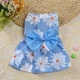 Платье для собак и кошек "BURRY" Blue Size M - изображение 1