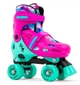 Дитячі ролики квади SFR Hurricane IV Pink/Mint р 25.5-29 (rk601) - зображення 1