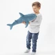 Мягкая плюшевая игрушка Акула IKEA BLÅHAJ BLAHAJ 55 см детская синяя акулка акулёнок 205.406.63 - изображение 3