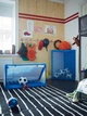Мягкая плюшевая детская игрушка Футбольный мяч IKEA SPARKA 20 см чёрно-белый мячик для детей 205.067.63 - изображение 7