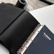 Блокнот в шкіряній обкладинці Лондон Professional Journals А5 з великою кишенею для документів формату А4 Чорний змінний паперовий блок в клітинку - зображення 2