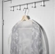 Набір чохлів для одягу 5 шт IKEA RENSHACKA напівпрозорий захисний кофр органайзер для речей ІКЕА 505.301.01 - зображення 5