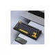 Клавиатура Aula F75 Gasket Greywood V3 switch Hot-Swap PBT Wireless/Bluetooth/USB Black (6948391208626) (237551) - изображение 6