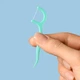 Набір одноразових зубних ниток - флосерів Dental Floss двосторонні флоси - зубочистки для чищення міжзубних проміжків, 100 шт, м'ятний (107677069) - зображення 5