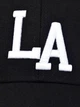 Кепка Бейсболка логотип LA (Los Angeles, ЛА, Лос-Анджелес) з вигнутим козирком Чорний, Унісекс WUKE One size - зображення 2