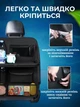 Органайзер с откидным столиком на спинку сиденья с карманами Оксфорд Черный (40044) - изображение 3