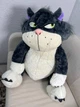 Мягкая игрушка кот Люцифер из сказки Золушка Дисней 80 см Серый (9095) - изображение 7