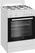 Плита Beko FBG62121WD газовая,64л, 60x60см, таймер, белый - изображение 2