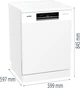 Посудомоечная машина Gorenje (GS643E90W) - изображение 5