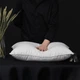 Подушка MirSon №207 Silver Cloud Гусиный пух средняя 70х70 см (2200009348945) - изображение 7