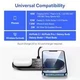 Беспроводное зарядное устройство Baseus Digital LED Display 2in1 Wireless Charger 20W Universal version WXSX010101 Black - изображение 10