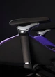 Кресло для геймеров Proove Gaming Major компьютерное Ergo экокожа 160°+17° 180kg подлокотники 8D колеса бесшумные PU 75mm Black-Purple - изображение 8