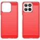 Силіконовий (TPU) чохол UniCase Carbon для Honor 200 Smart - Red - зображення 2