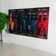 Арт Тримач Рамка 120x80 см. для Чотирьох Конструкторів Technic F1 Oracle Red Bull Racing RB20 (42206) / Ferrari F1 SF-24 (42207) / Mercedes-AMG F1 W14 E Performance (42171) / McLaren Formula 1 (42141) - Type-A - зображення 2