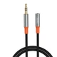 Кабель AUX XO NB-R269A AUX 3.5 мм - AUX 3.5 мм 1 м Black (NB-R269A.black) - зображення 1